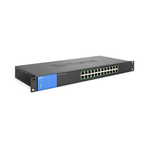 Linksys 24-Port Unmanaged Gigabit Switch With 12 Poe+ Ports (Lgs124P) Linksys