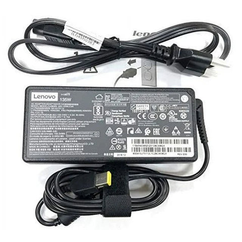 135W Lenovo Laptop AC Adapter Charger Black Lenovo