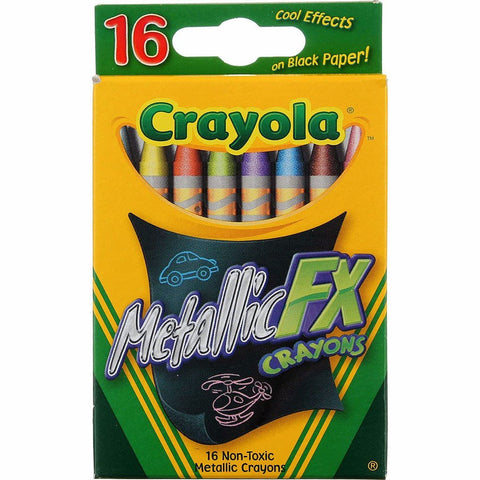 16 METALLIC CRAYONS ColorWaves