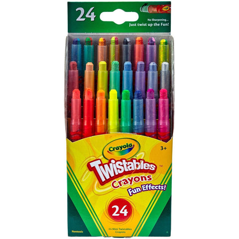 24 CT TWISTABLES SPECIAL EFFECT CRAYONS ColorWaves