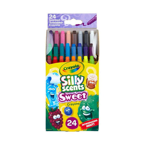 24CT SILLY SCENTS MINI TWISTABLES SCENTED CRAYONS ColorWaves