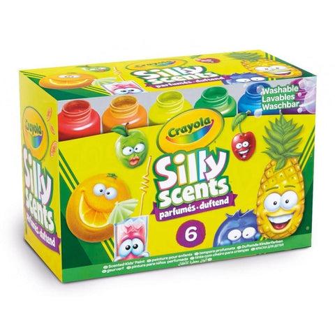 6 CT SILLY SCENTS WASHABLE KIDS PAINT ColorWaves
