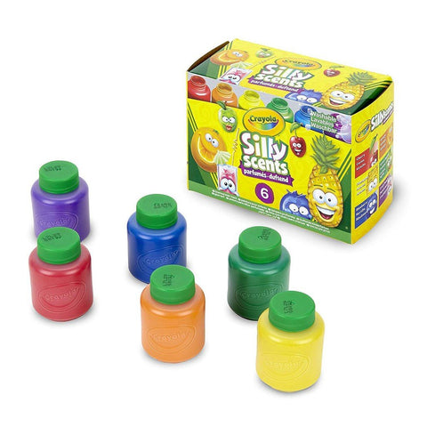 6 CT SILLY SCENTS WASHABLE KIDS PAINT ColorWaves