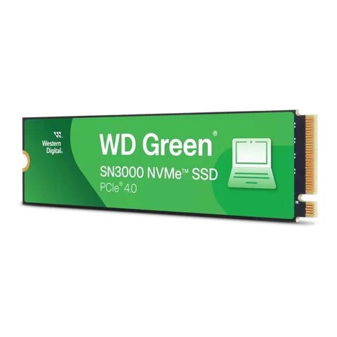 500GB NVMe SSD WD Green SN3000 Gen4 Upto 5000Mb/s WDS500G4G0E Western Digital