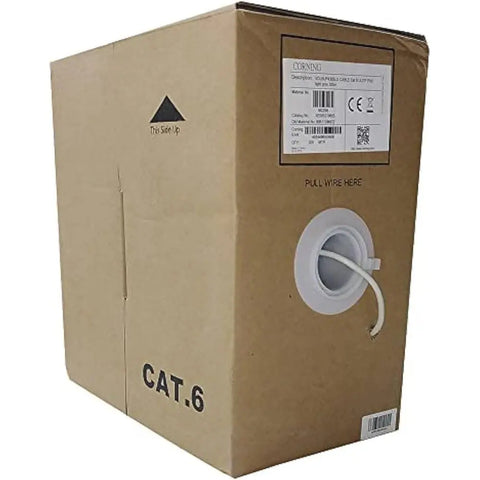 Corning Utp Cat.6 Solid Cable Pvc 24Awg W / Cross Filler 305M / Un Reel Box - Grey 3M