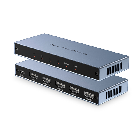 Jasoz G151 4K@30Hz 4-Port HDMI Splitter 1 in 4 out Jasoz