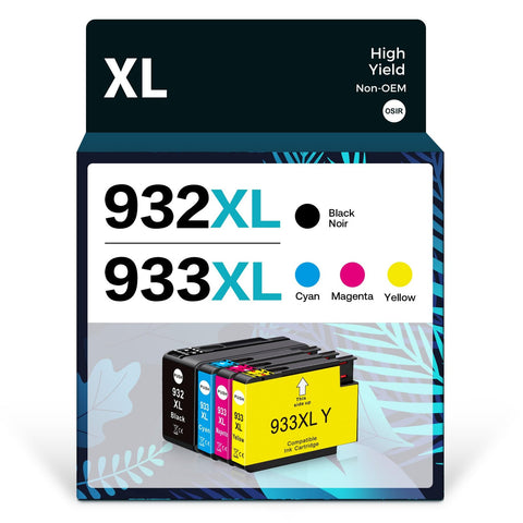 932XL 933XL Compatible Ink Cartridge Combo Pack ColorWaves