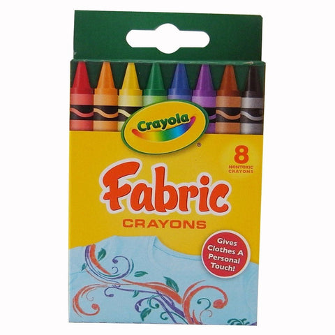 8 ct Fabric Crayons ColorWaves