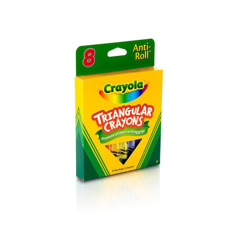 8 ct triangular Crayons ColorWaves