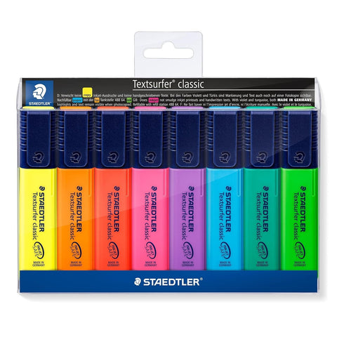 Staedtler Highlighter Set Of 8 ColorWaves