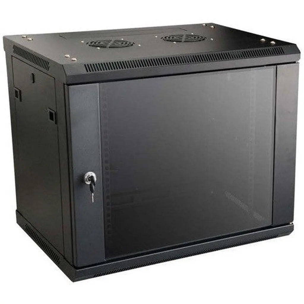 9U Network Cabinet 600 X 600 With Fan Pdu ColorWaves