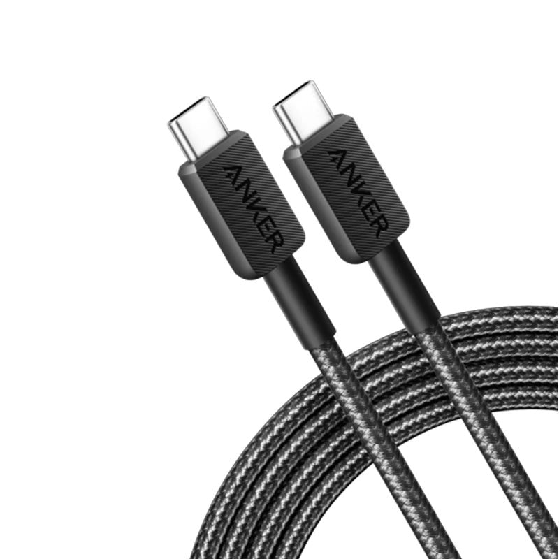 Anker 322 USB-C to USB-C Cable - 60W / 0.9 Meter / Black ColorWaves