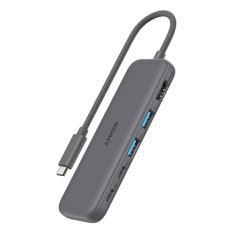 Anker 332 USB-C Hub (5-in-1) - Black ColorWaves