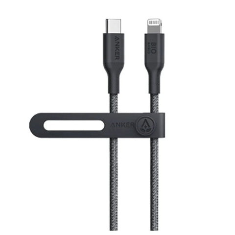 Anker 542 USB-C to Lightning Cable (Bio-Nylon) (1.8m/6ft) -Black ColorWaves