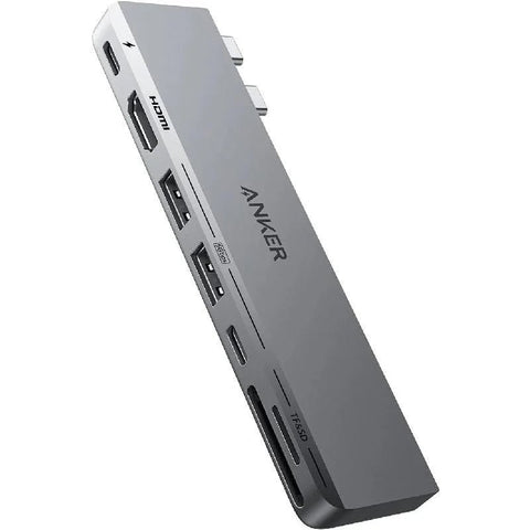 Anker 547 USB-C Hub (7-in-2, for MacBook) - Silver ColorWaves