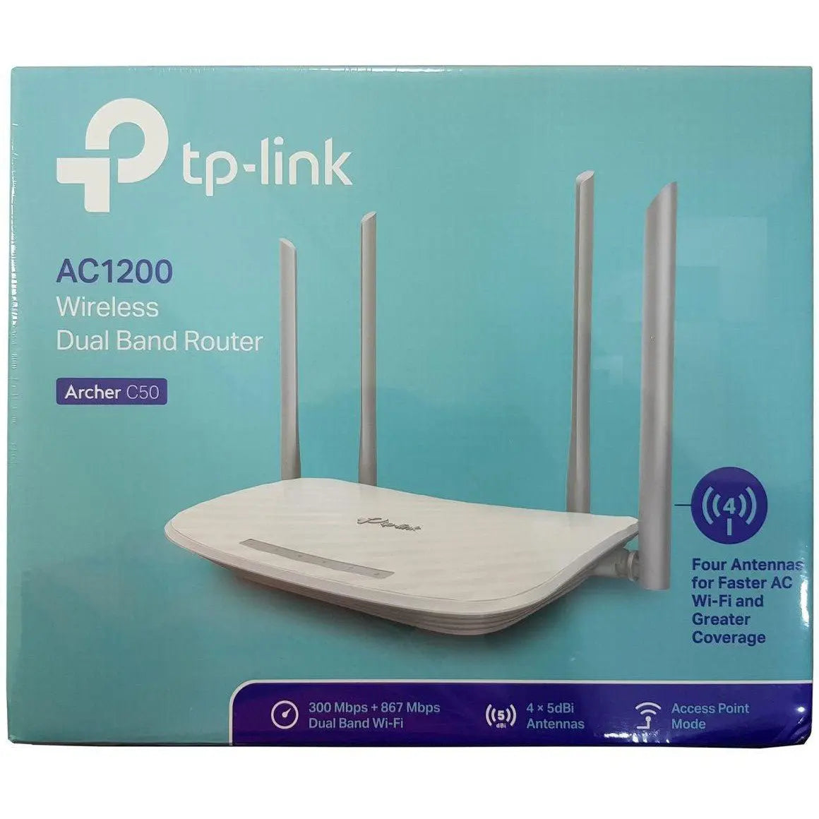 Archer C50 Tp Link Ac1200 Wireless Router ColorWaves