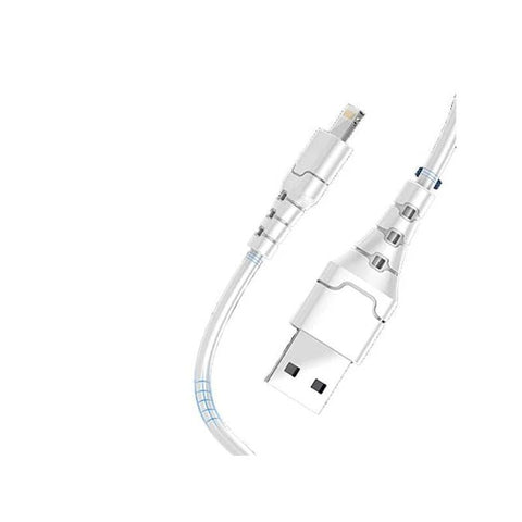 Aspor A101 Quick Charge & Data Cable - Lightning / 1 Meter / White ColorWaves