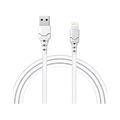 Aspor A101 Quick Charge & Data Cable - Lightning / 1 Meter / White ColorWaves