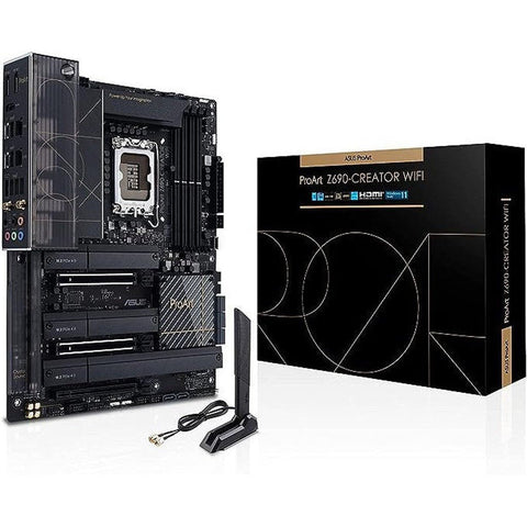 Asus Proart Z690 Creator Wifi 6E Lga 1700 (Intel 12Th Gen) Atx Content Creator Motherboard ColorWaves