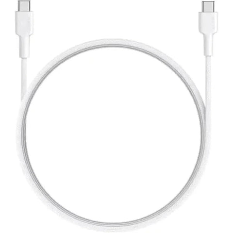 Aukey Braided Nylon Usb-C To Usb-C Cable - White ColorWaves