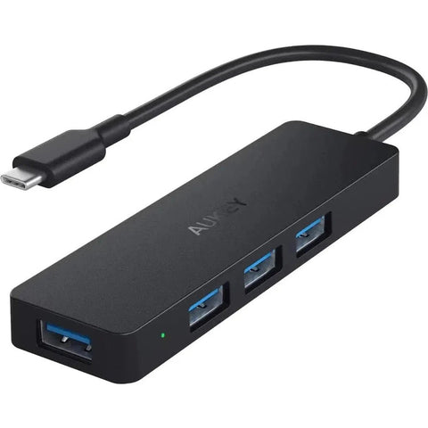Aukey Usb-C To 4-Port Usb 3.0 Gen 1 Aluminum Hub ColorWaves