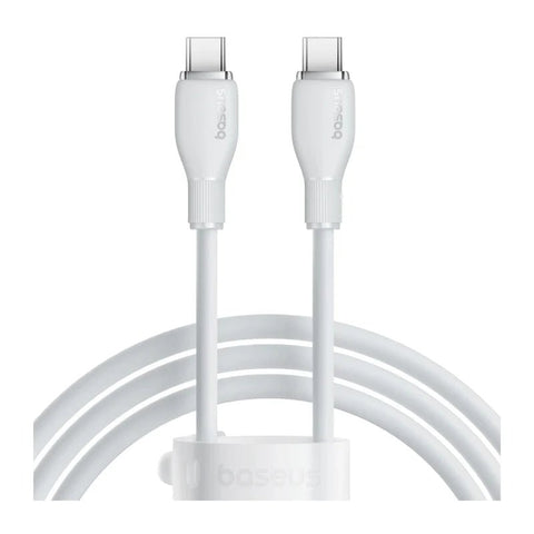 Baseus Pudding Series Fast Charging Cable - 1.2M / USB-C / 100W / Stellar White ColorWaves