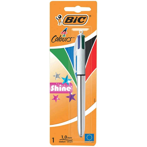 Bic 4 Color Pen Shine Blister ColorWaves