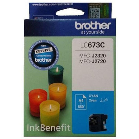 Brother Lc 673 Cyan Ink Cartridge Brother