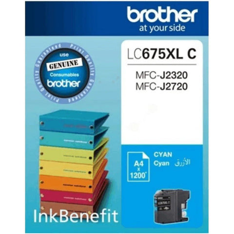 Brother Lc 675 Xl Cyan Ink Cartridge Brother