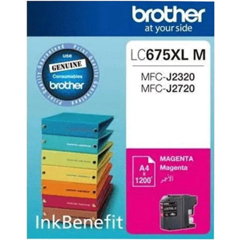 Brother Lc 675 Xl Magenta Ink Cartridge Brother