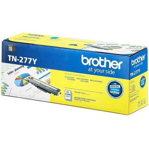 Brother TN-277 High Yield Yellow Toner Cartridge Brother