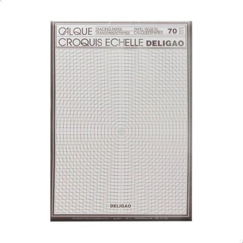 Calque A4 Tracing Paper Set, 50 Sheets - 50 Grams ColorWaves
