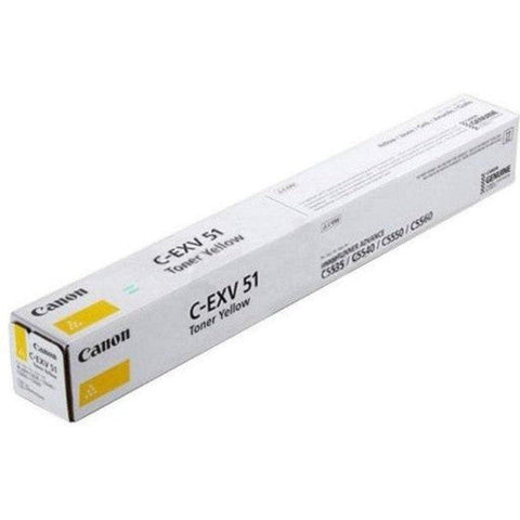Canon C-EXV 51 Yellow Toner Cartridge (0484C002) Canon