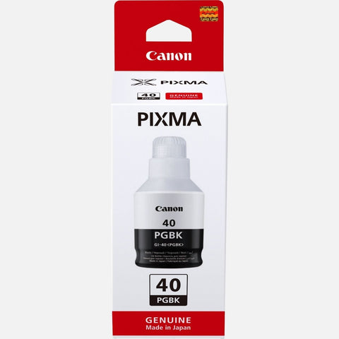 Canon Gi-40 PGBK Black High Yield Ink Bottle (3385C001) Canon