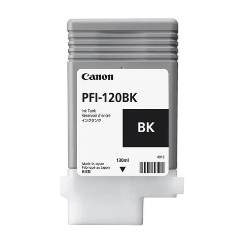 Canon PFI-120BK Ink Cartridge – 300 Pages/ Black Color / 130ml / Ink Cartridge Canon