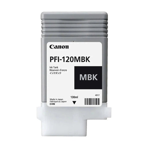 Canon PFI-120MBK Ink Cartridge – 300 Pages/ Matte Black Color / 130ml / Ink Cartridge Canon