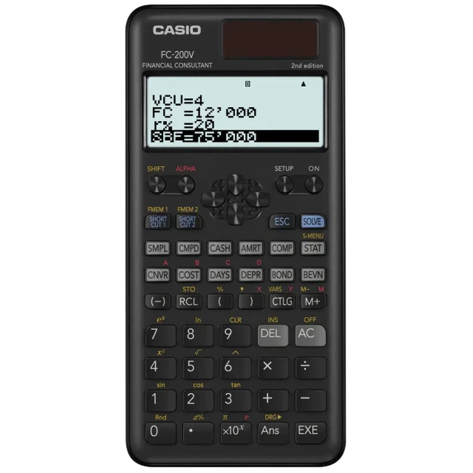 Casio Fc-200V Financial Calculator Casio