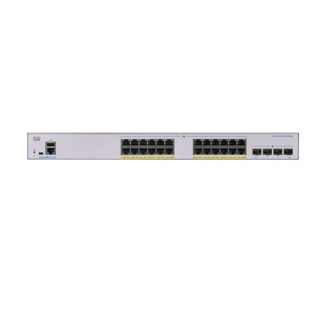 Cisco Managed - 24-ports / 4x 1G SFP / Gigabit / PoE+ / Rack-mountable Cisco