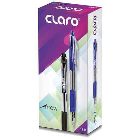 Claro Arrow Ball Pen 0.7 Mm (12/Box) ColorWaves