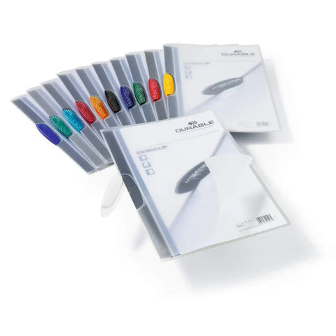 Clip folder SWINGCLIP 30 A4 transparent Per Piece ColorWaves