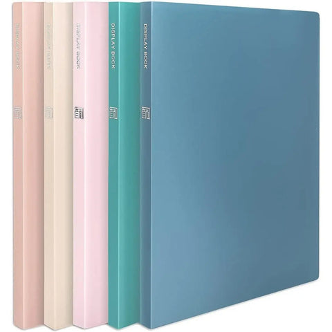 Comix A4 Display Books 20 Pockets Bright series ColorWaves