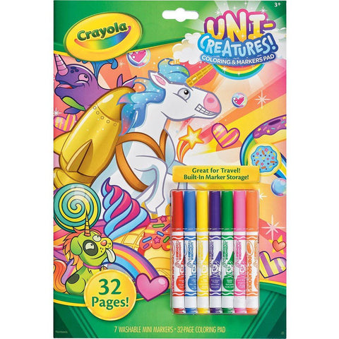 Crayola Animal Coloring Book & Markers ColorWaves