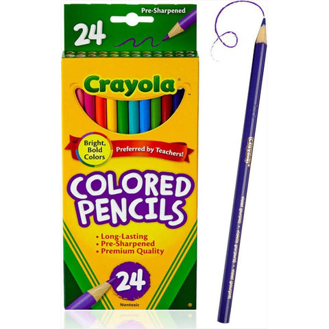 Crayola Colored Pencils 24 Colors ColorWaves