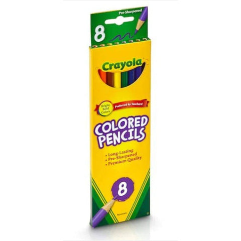 Crayola Colored Pencils 8 Colors ColorWaves