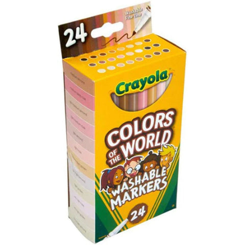 Crayola Colors Of The World Washable Colors 24 ColorWaves