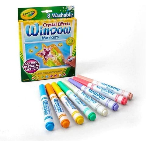 Crayola Window Markers 8 Colors ColorWaves
