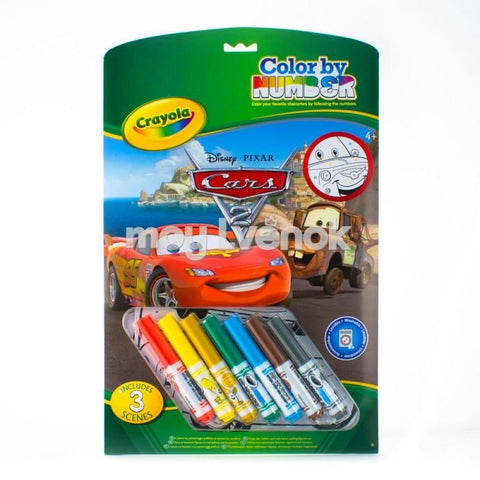 DISNY COLOUR BY NUMBERS - CARS ColorWaves