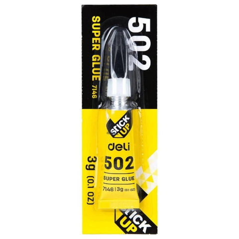 Deli 502 Instant Adhesive Stick Up Super Glue 3g ColorWaves