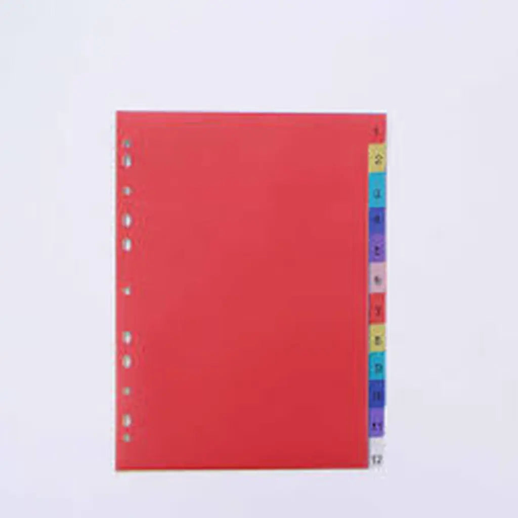 Divider 1To12 Color With Number ColorWaves