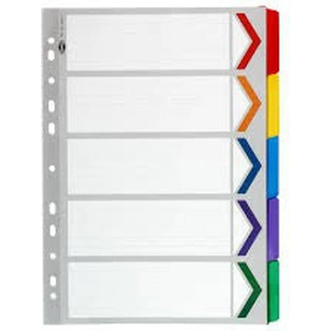 Divider 1To5 Without Number Colour ColorWaves